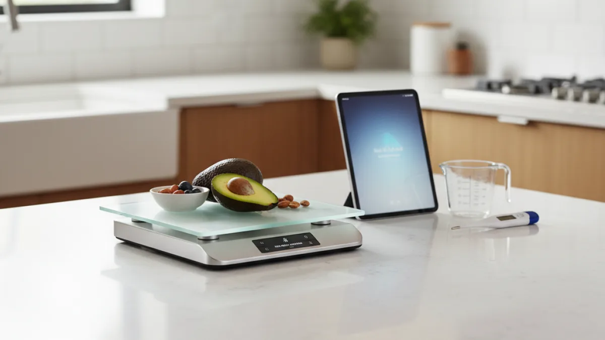 Bilancia smart multifunzione cucina con integrazione app -
