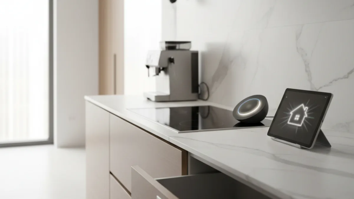 Cucina smart con controllo remoto sicurezza - Cucina Smart: