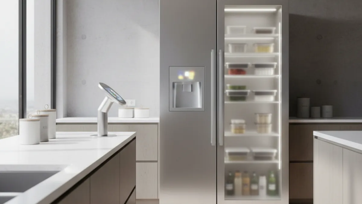 Cucina smart per controllo scadenze alimenti - Cucina