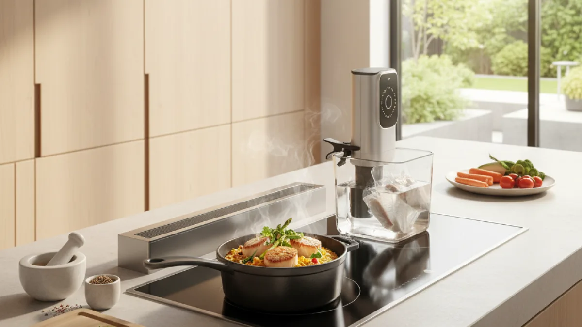 Cucina smart per cucinare piatti complessi facilmente -