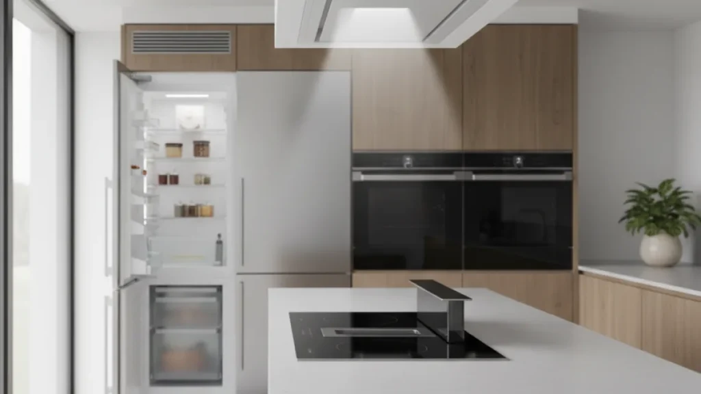 Cucina smart per ridurre rumore elettrodomestici - Cucina