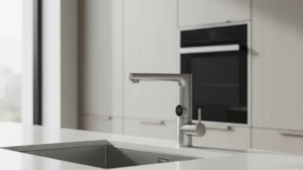 Rubinetto smart cucina con sensore e controllo acqua -